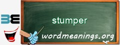 WordMeaning blackboard for stumper